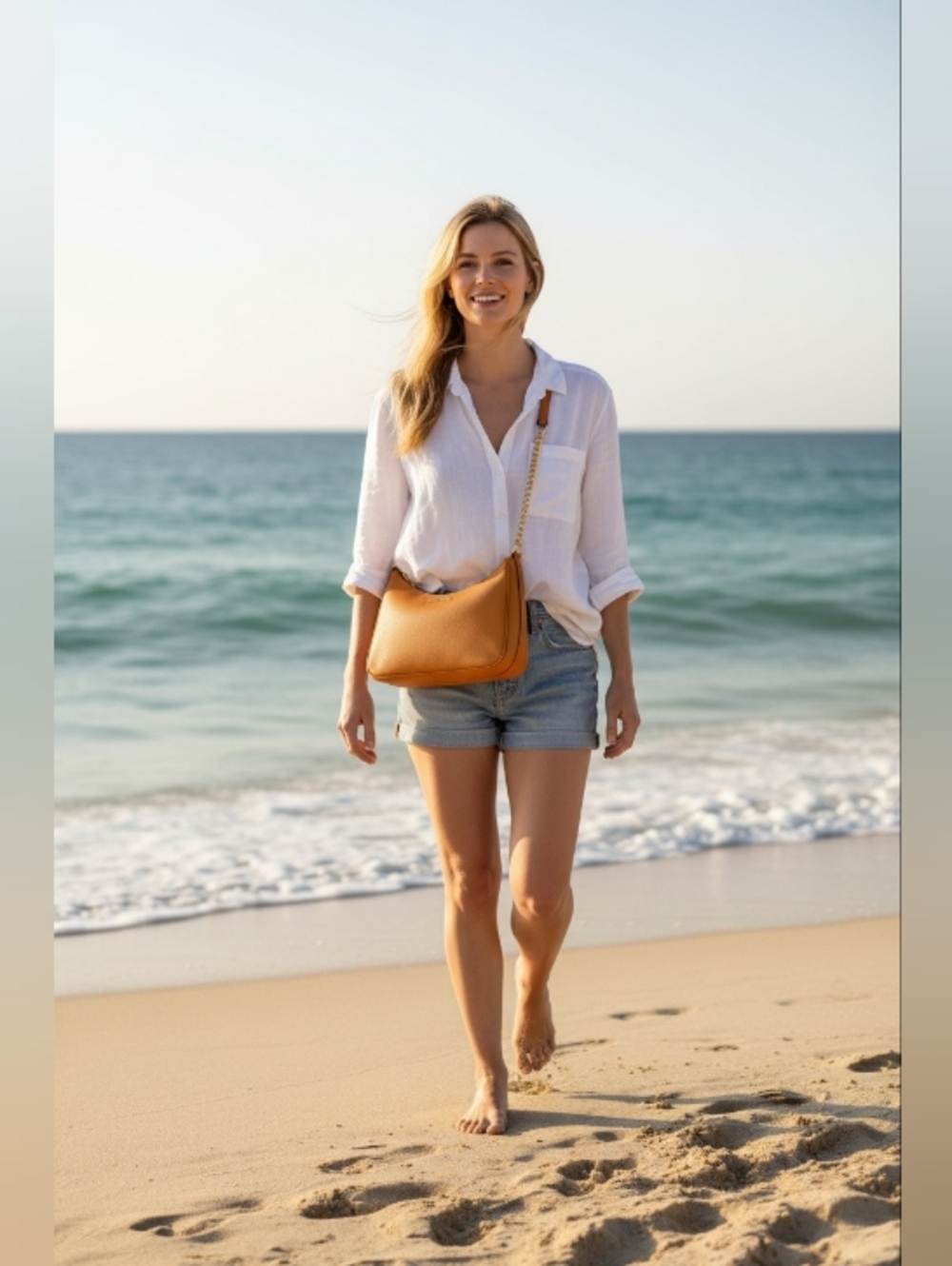 *NWT*~ Michael Kors Jet Set -L Pebble Leather - Convertible Crossbody & Wallet - Picture 8 of 15